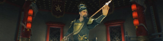 Animacja 3D wojownika Guan Yu